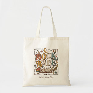 Bolsa Tote Retro Livro Garota Mística Celestial Esotérica Liv