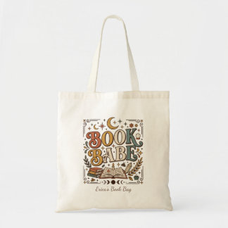 Bolsa Tote Retro Livro Garota Mística Celestial Esotérica Liv