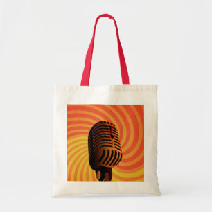 Bolsa Tote Retro Microphone custom bag - choose style