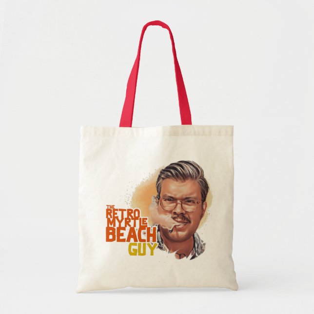 Bolsa Tote Retro Myrtle Beach Cara (Frente)
