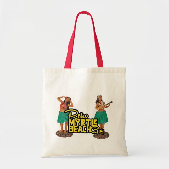 Bolsa Tote Retro Myrtle Beach Cara (Frente)