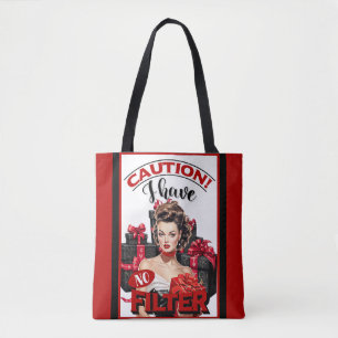 Bolsa Tote Retro Natal Sem Filtro Pin-up