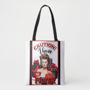 Bolsa Tote Retro Natal Sem Filtro Pinup