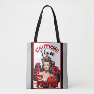 Bolsa Tote Retro Natal Sem Filtro Pinup