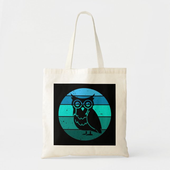 Bolsa Tote Retro Owl (Frente)