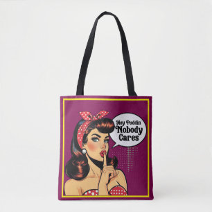 Bolsa Tote Retro Pinup_ Ei Pudim
