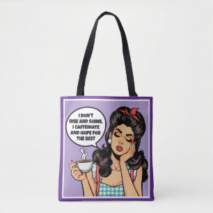 Bolsa Tote Retro Pinup_ Rise and Shine