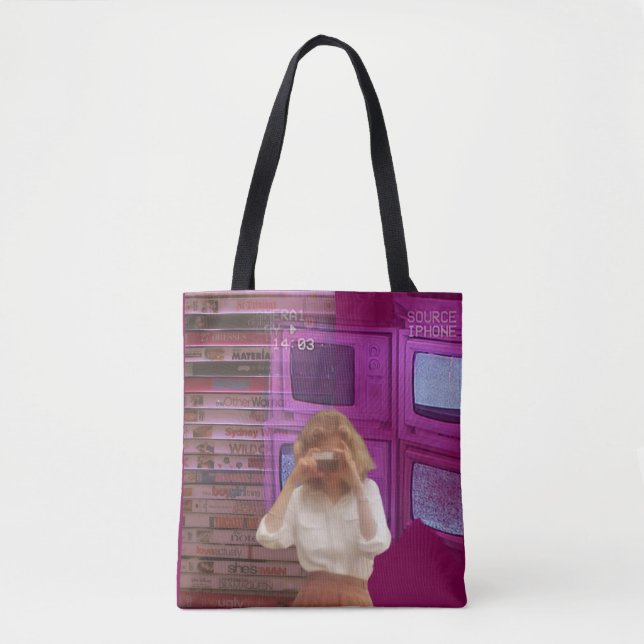 Bolsa Tote retro pop culture (Frente)