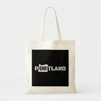 Bolsa Tote Retro Portland Oregon Através De Disparidades De V