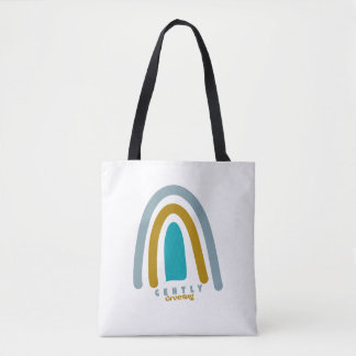 Bolsa Tote Retro Sun Mental Health Quote 