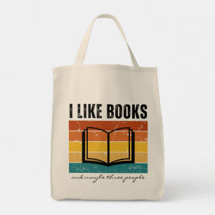 Bolsa Tote Retro Sunset Eu Gosto de Livros Leitor