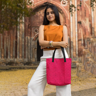 Bolsa Tote Retro vermelho