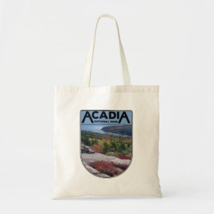 Bolsa Tote Retro Vintage Acadia National Park Ilha Maine