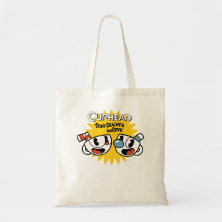 Bolsa Tote Retro Vintage Game Cuphead Run And Shoot Gift For
