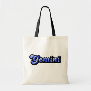 Bolsa Tote Retro Zodiac Gemini Tote Bag