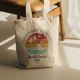 Bolsa Tote Reunião da família Beach Cruise Mãe Matando