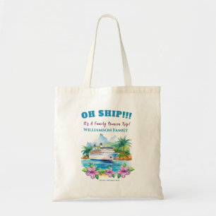 Bolsa Tote Reunião Familiar dos Cruzeiros das Ilhas Funny