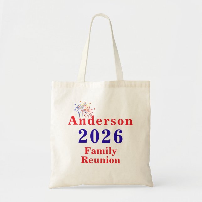 Bolsa Tote Reunião Familiar Patriótica (Frente)