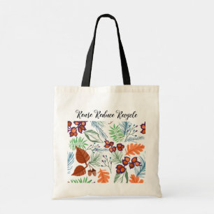 Bolsa Tote Reutilizar Reduzir o saco de totes do Reciclar