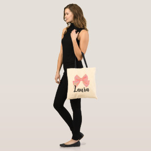 Bolsa Tote Revelação do Nome Laura Significado Menina Arco Mo