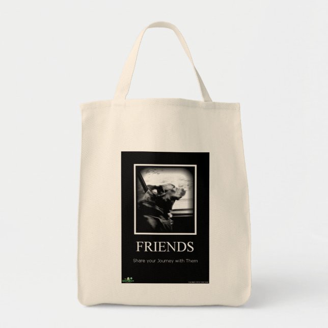 Bolsa Tote Revestimento da foto: Amigos (Frente)