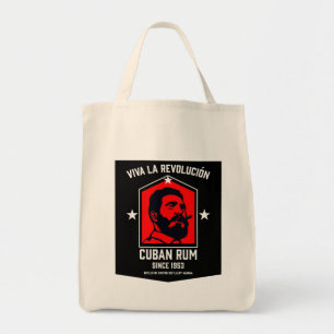 Bolsa Tote Revolucionários Bebedores de Rum Cubano Livre 