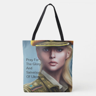 BOLSA TOTE REZAR PELA GLÓRIA DA UCRÂNIA