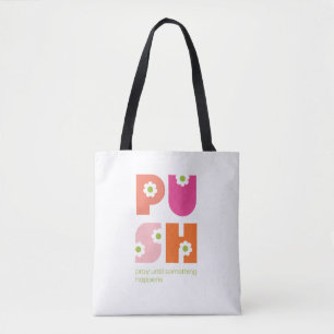 Bolsa Tote Reze Até Que Algo Aconteça Com A Banheira Rosa Dai