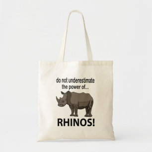 Bolsa Tote Rhinos Animal Funny Rhinos