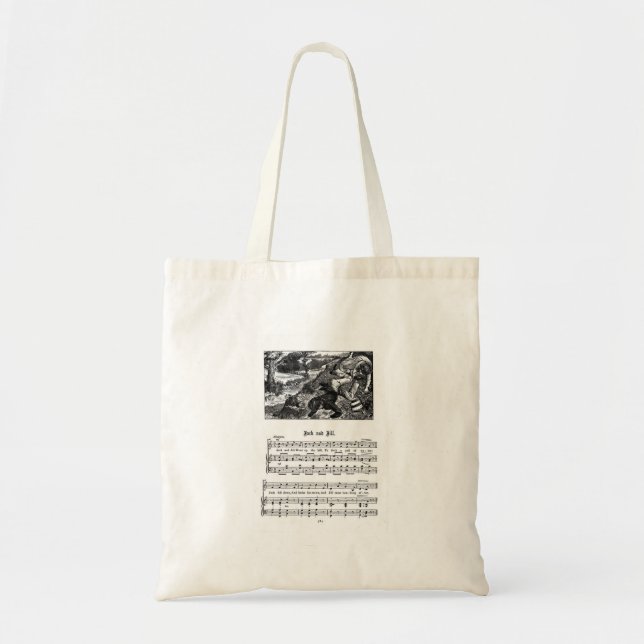 Bolsa Tote Rhyme Jack e Jill (Frente)
