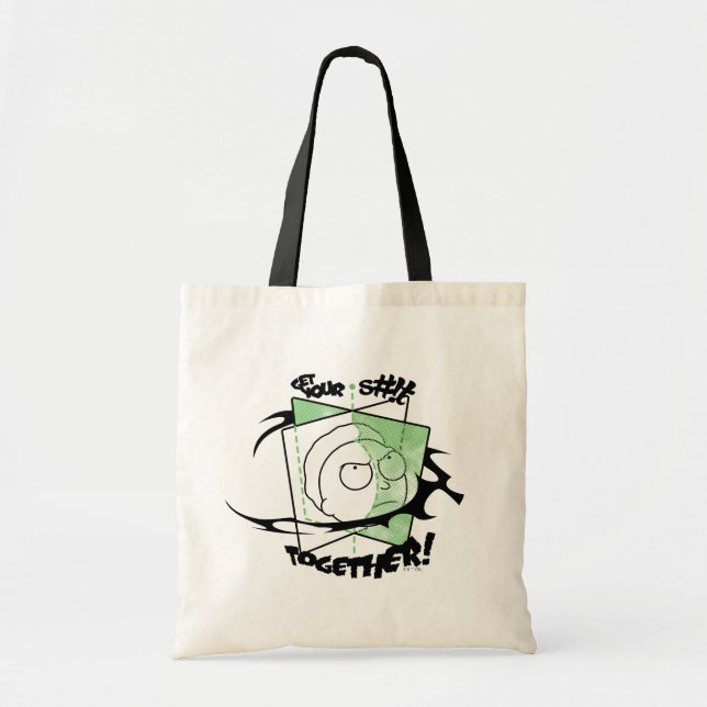 Bolsa Tote RICK E MORTY™ | Coloque seu S#!t juntos! (Frente)