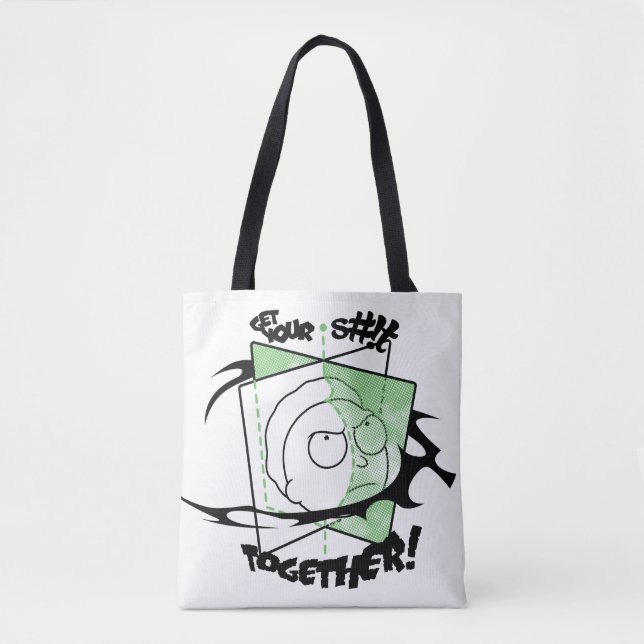 Bolsa Tote RICK E MORTY™ | Coloque seu S#!t juntos! (Frente)