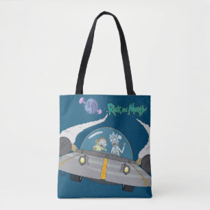 Bolsa Tote RICK E MORTY™  Desembarque Em Navio Espacial