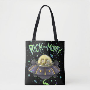 Bolsa Tote RICK E MORTY™  Gráfico de voo espacial ilustrad