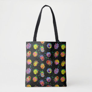 Bolsa Tote RICK E MORTY™ Padrão de espiral psicodélico