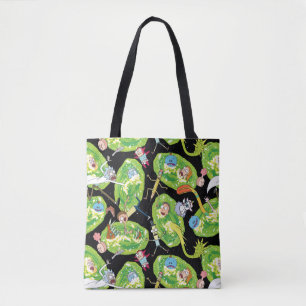 Bolsa Tote RICK E MORTY™ Padrões De Clientes Em Queda