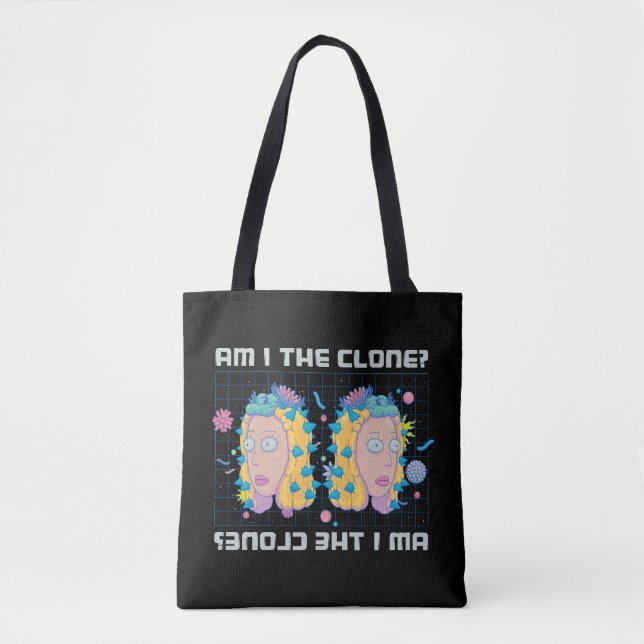 Bolsa Tote RICK E MORTY™ | Sou O Clone? (Frente)