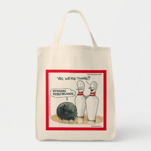 Bolsa Tote Rick London Cartoons Humor Bowling Comic