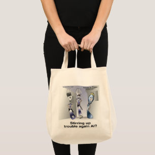 Bolsa Tote Rick London Piadas Talheres Polícia