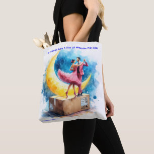 Bolsa Tote Rick London Pink Himalayan Salsa Engraçado