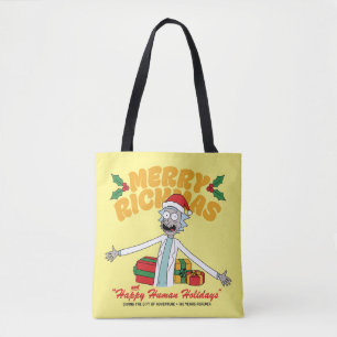 Bolsa Tote Rickmas felizes e feriados humanos felizes