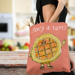 Bolsa Tote Rico a Tart Funny Treacle Quirky Weirky Art Humor