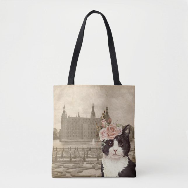 Bolsa Tote Rico Cat & The Castle (Frente)