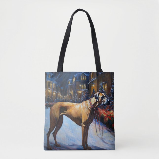 Bolsa Tote Ridgeback natalino Rhodesian (Frente)