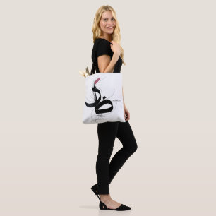 Bolsa Tote RIDHA (Aceitação) Arte Minimalista Japandi