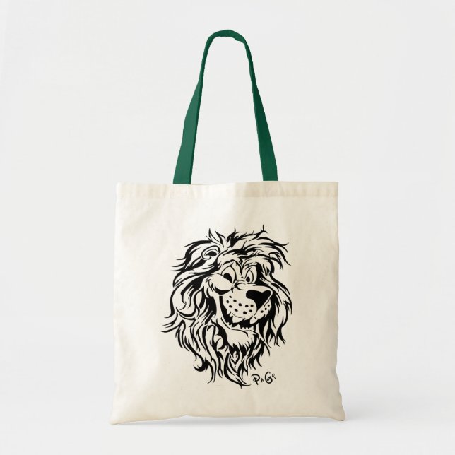 Bolsa Tote Rimonimus o leão verschmitze (Frente)