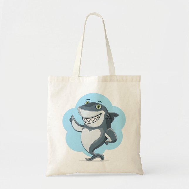Bolsa Tote Rindo de tubarão (Frente)