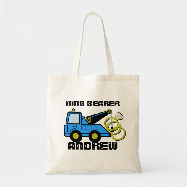 Bolsa Tote Ring Bearer Tow Truck (Frente)