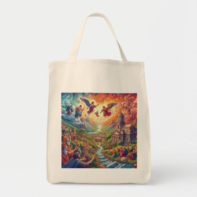 Bolsa Tote Río Celestial (Frente)