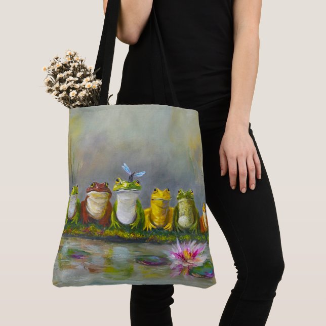 Bolsa Tote Rio Ribbit (Close Up)